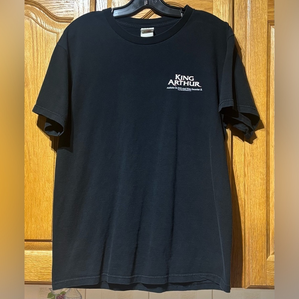 Vintage 2004 King Arthur Movie Promo T-Shirt Men's Large Clove Owen EUC